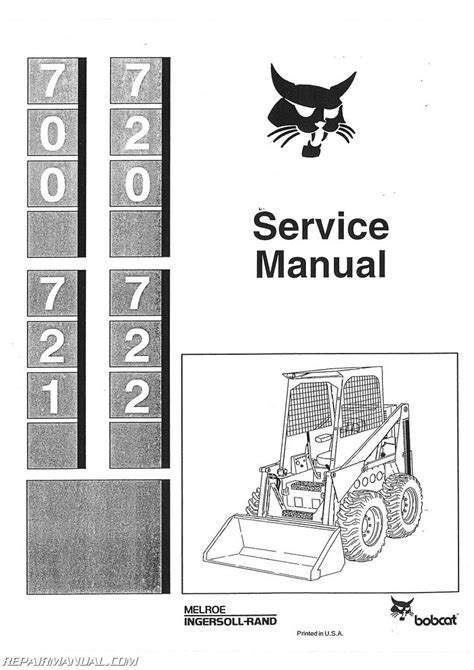 bobcat skid steer repair|bobcat service manuals online.